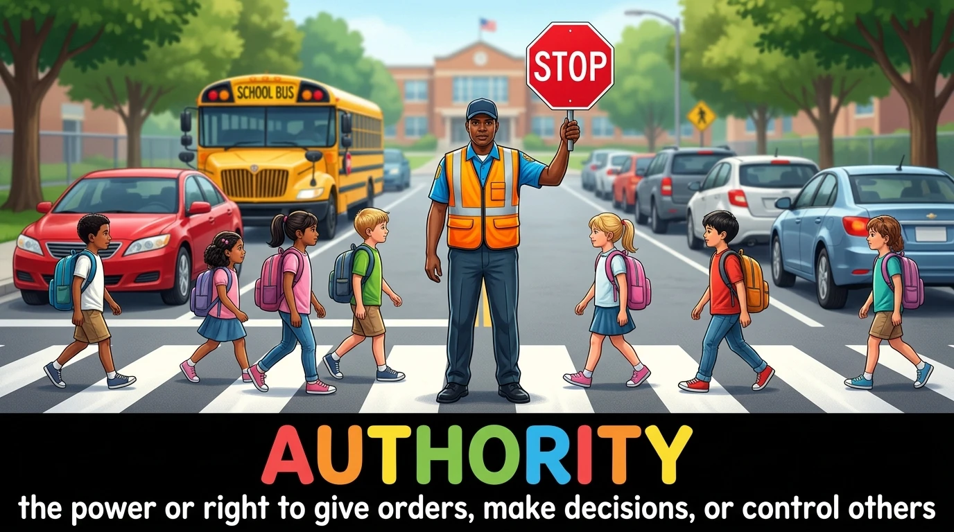 English Illustration for authority